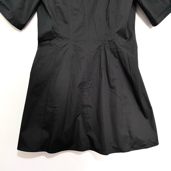 NWOT C/MEO Collective Corset Bodice Mini Puff Sleeve Black Dress MSRP $269 - Picture 10 of 11